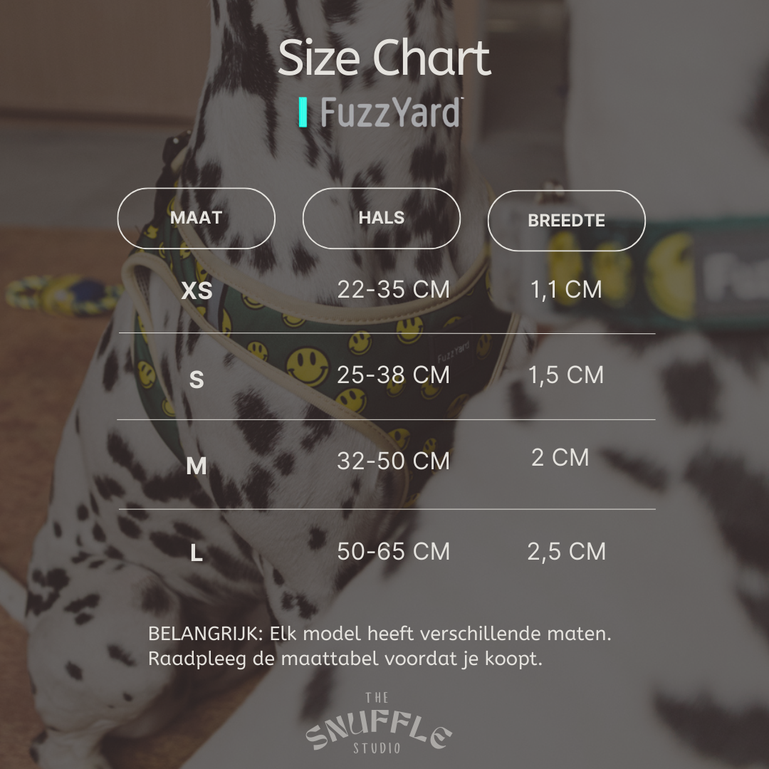 Neoprene Collar - FuzzYard Biggie Smiles - Halsband