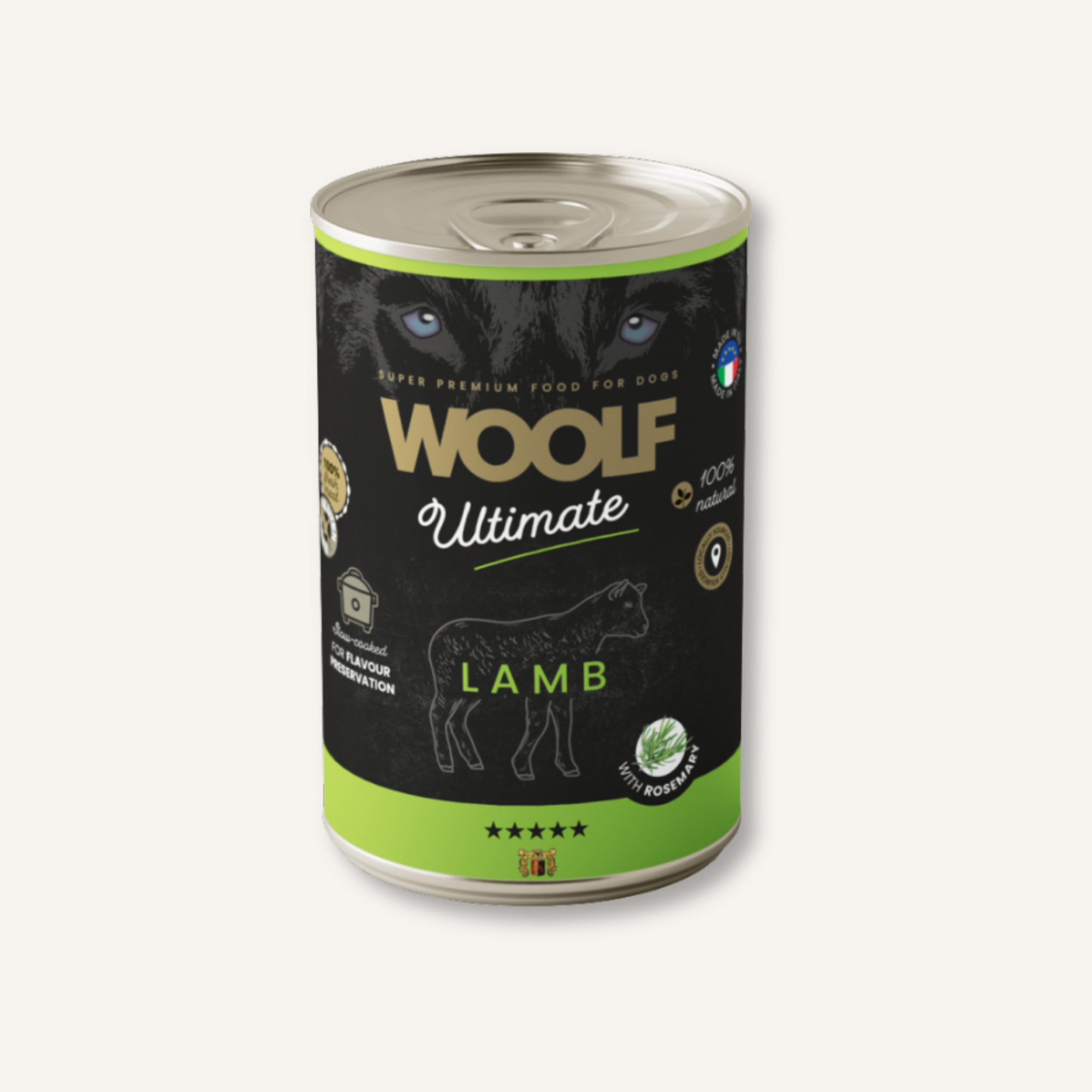 Woolf Ultimate Canned Blikvoer natuurlijk natvoer voor honden