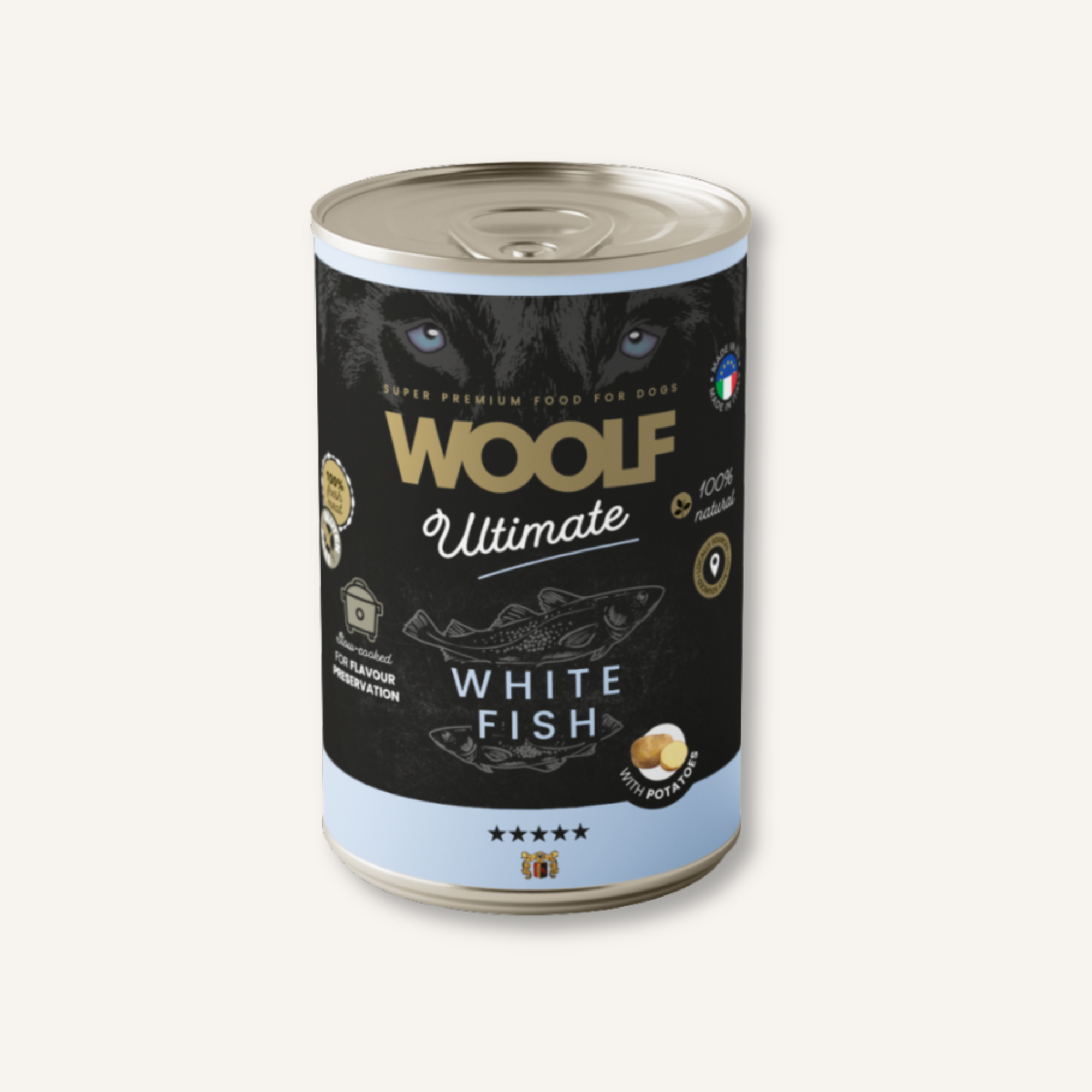 Woolf Ultimate Canned Blikvoer natuurlijk natvoer voor honden