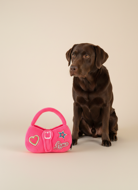 FuzzYard Y2K Slumber Party - So Fetch Handbag — lifestyle met hond | The Snuffle Studio