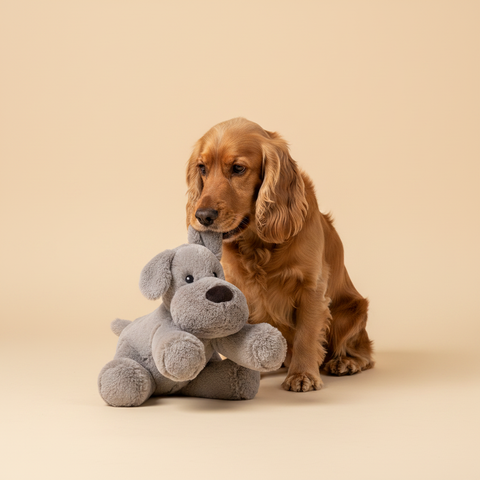 Stuffed Dog – Knuffel – Ferribiella — lifestyle met hond | The Snuffle Studio