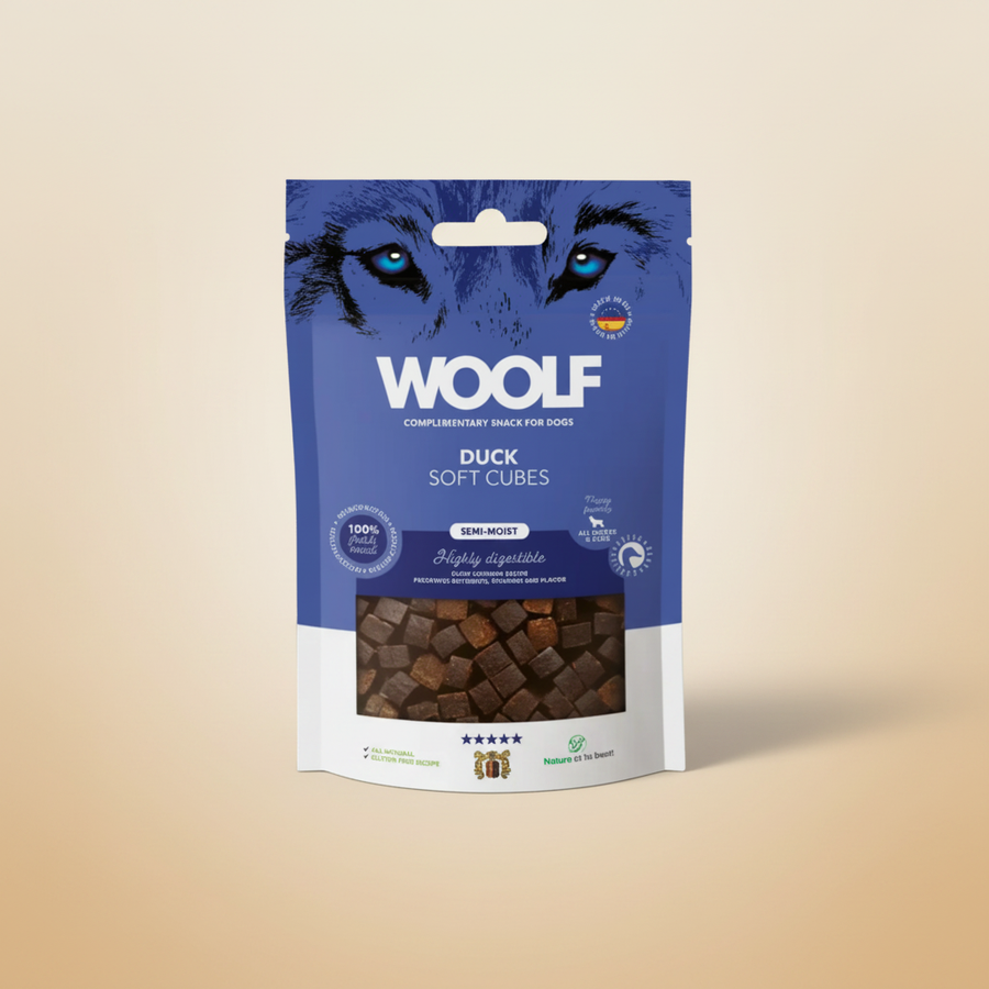 Woolf Soft Cubes · Eend (Monoprotein)