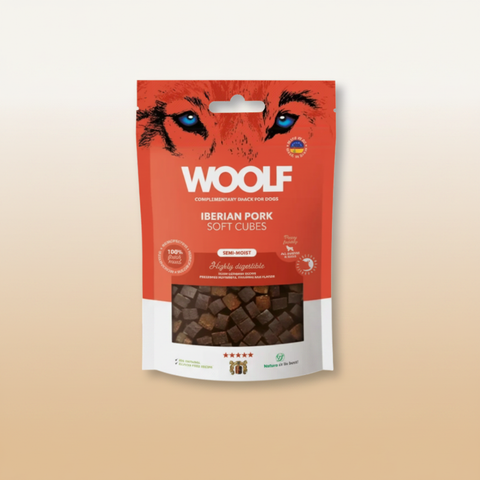 Woolf Soft Cubes · Iberisch Varken (Monoprotein)