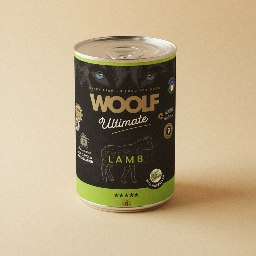 Woolf Ultimate Canned · Lam met Rozemarijn