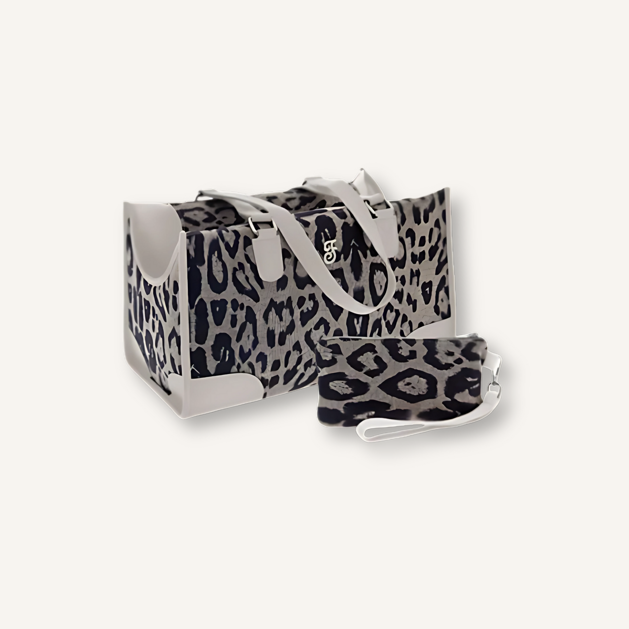 Ferribiella Draagtas Mokka voor hond met Leopard - Panterprint Design