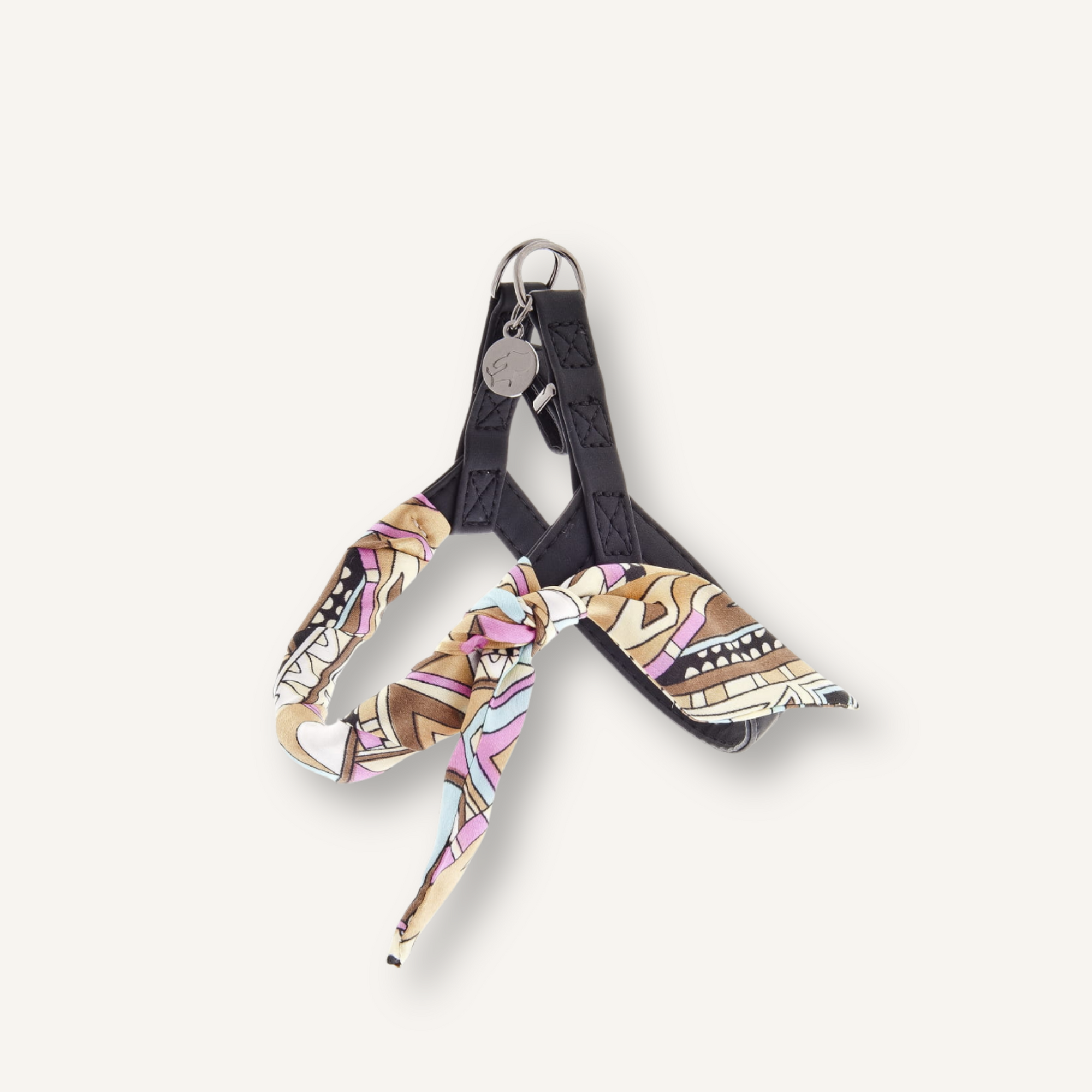 Ferribiella Opera Aida honden harnas set met lijn met zijden sjaaltje