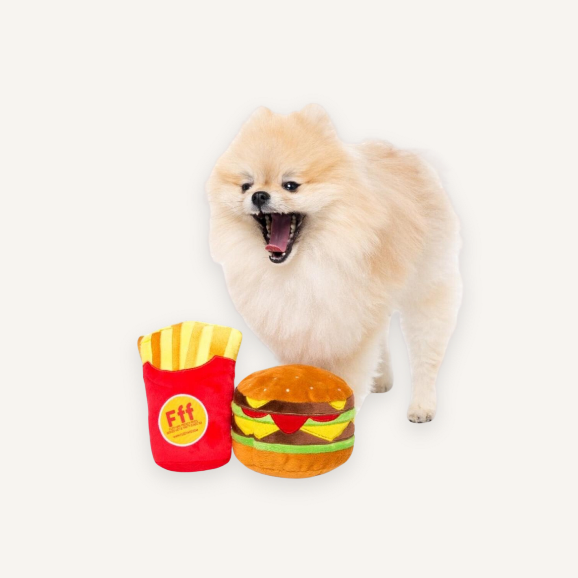 FuzzYard Pluche hondenspeelgoed Franse Frietjes