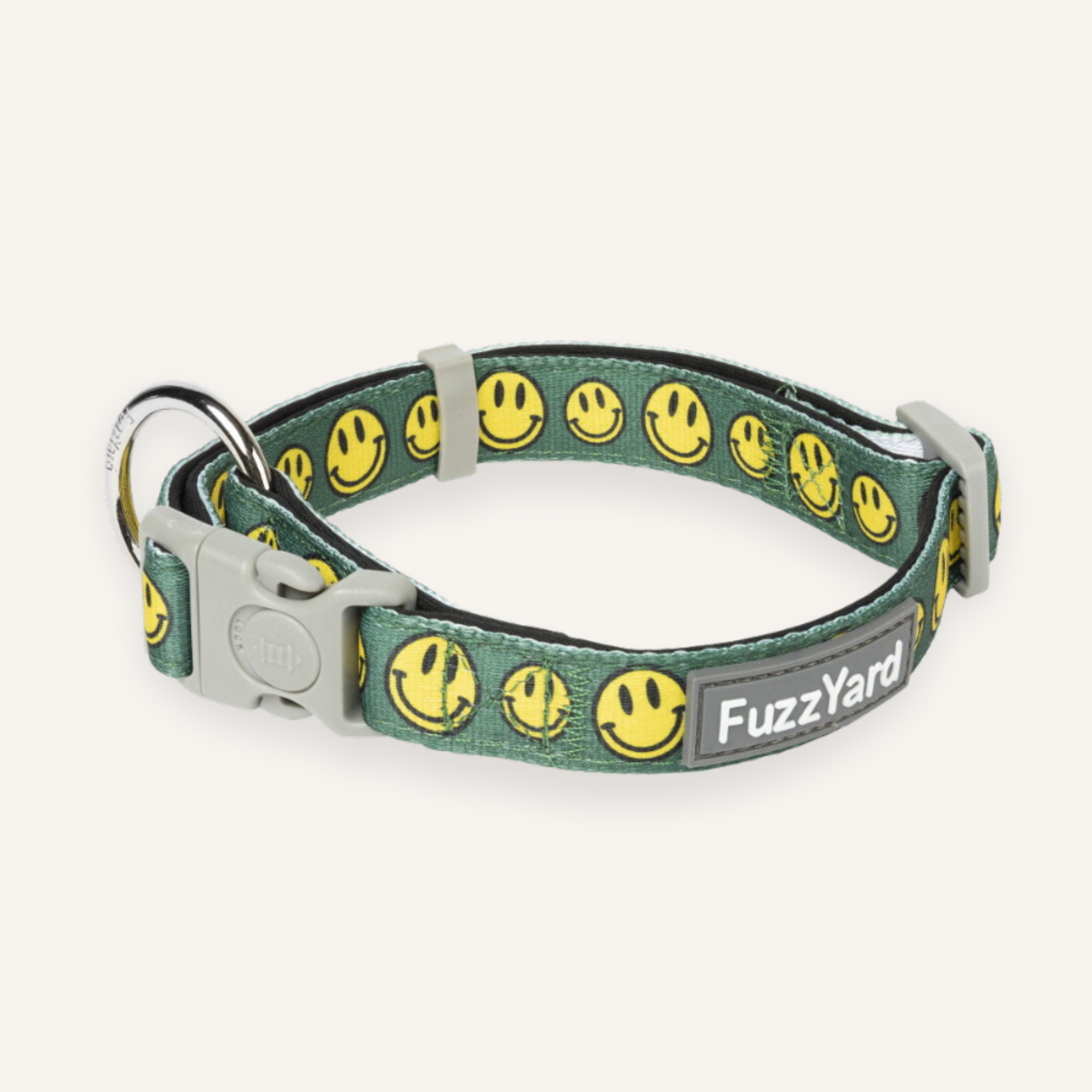 FuzzYard Halsband voor honden Biggie Smiles Neoprene