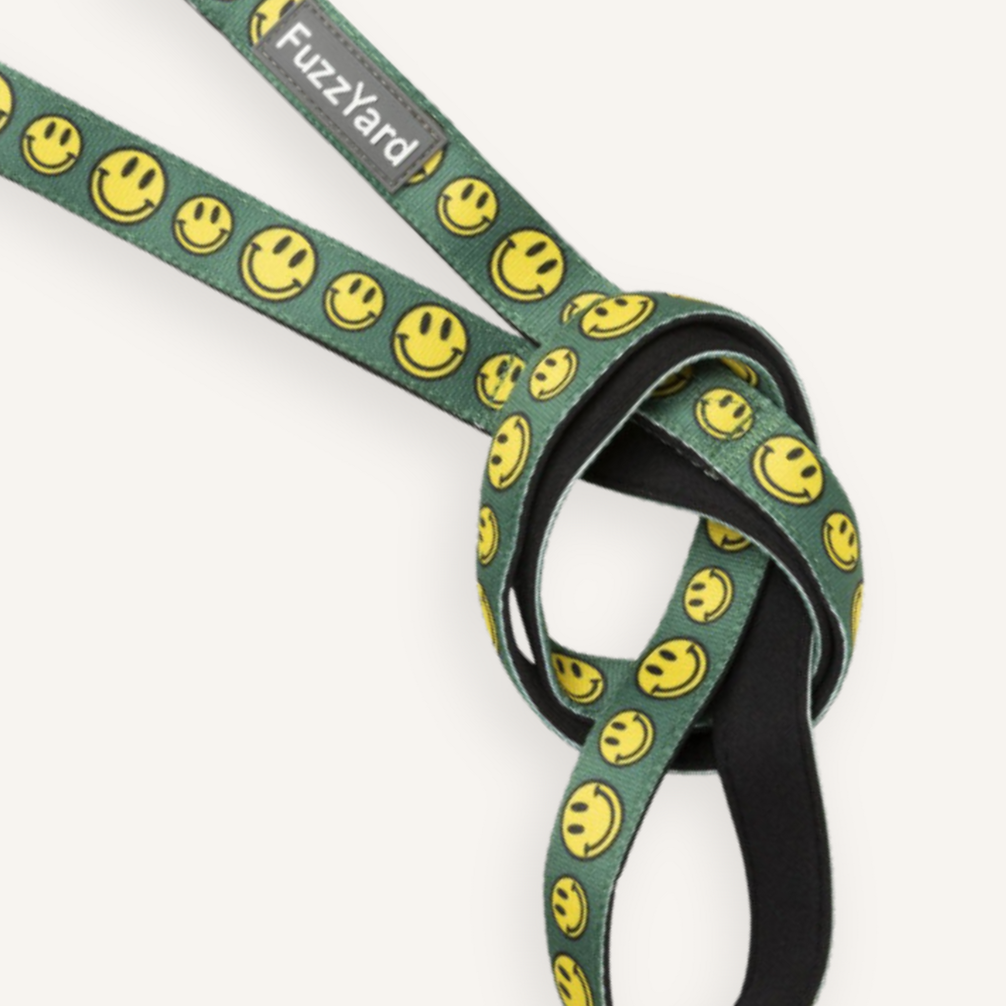 Neoprene Fuzzyard Lijn Biggie Smiles, hondenriem