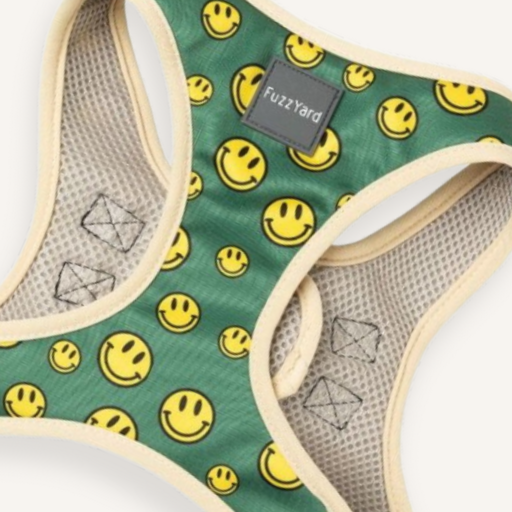 Step in Harnas FuzzYard Biggie Smiles leuk hondentuig Neoprene