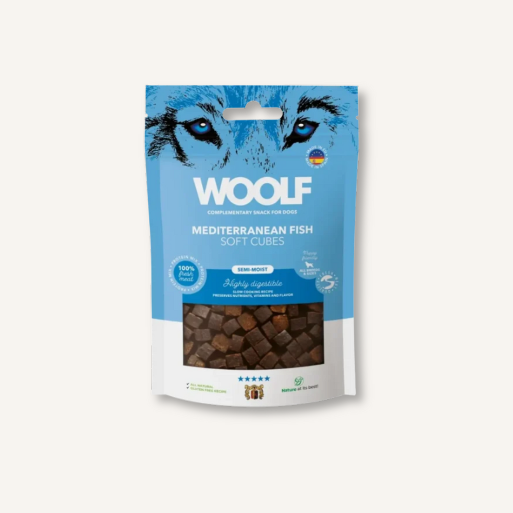 Woolf Soft Cubes Natuurlijke hondensnacks 