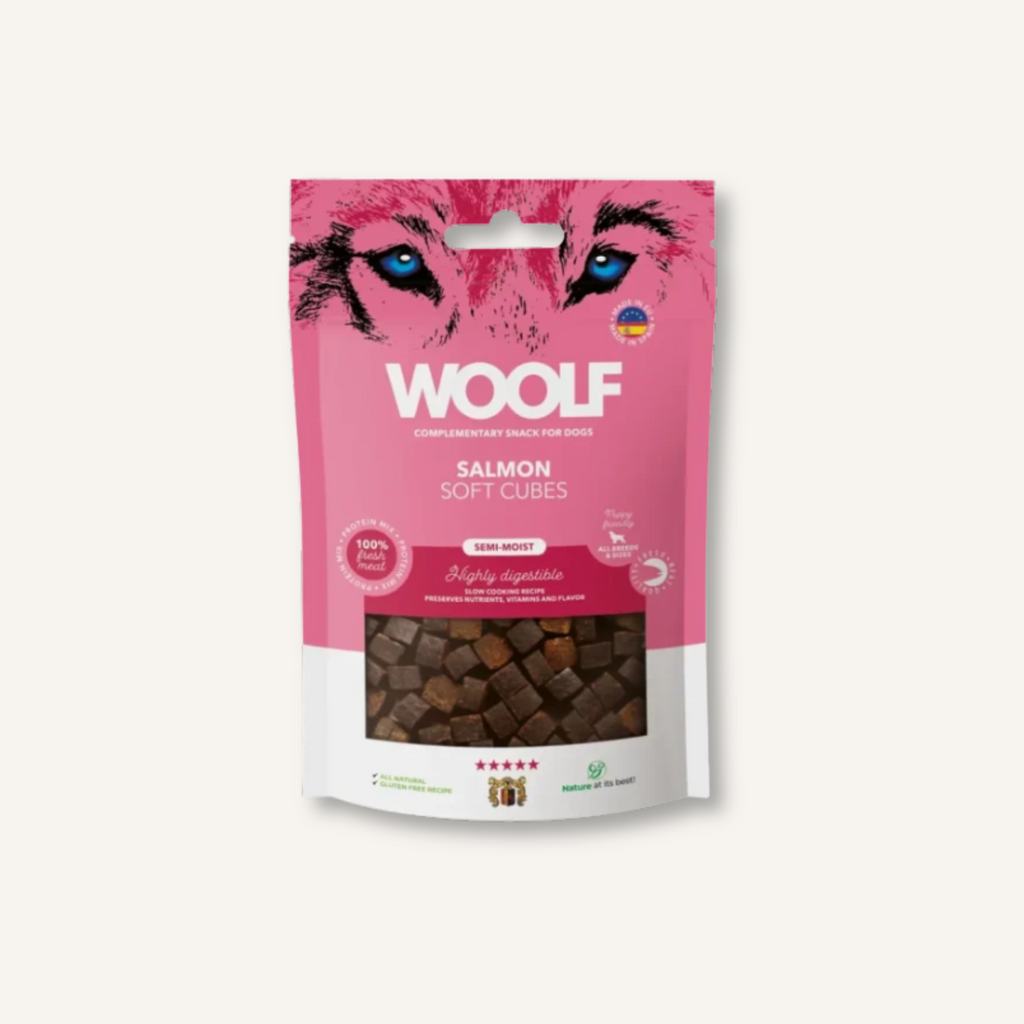 Woolf Soft Cubes Natuurlijke hondensnacks 