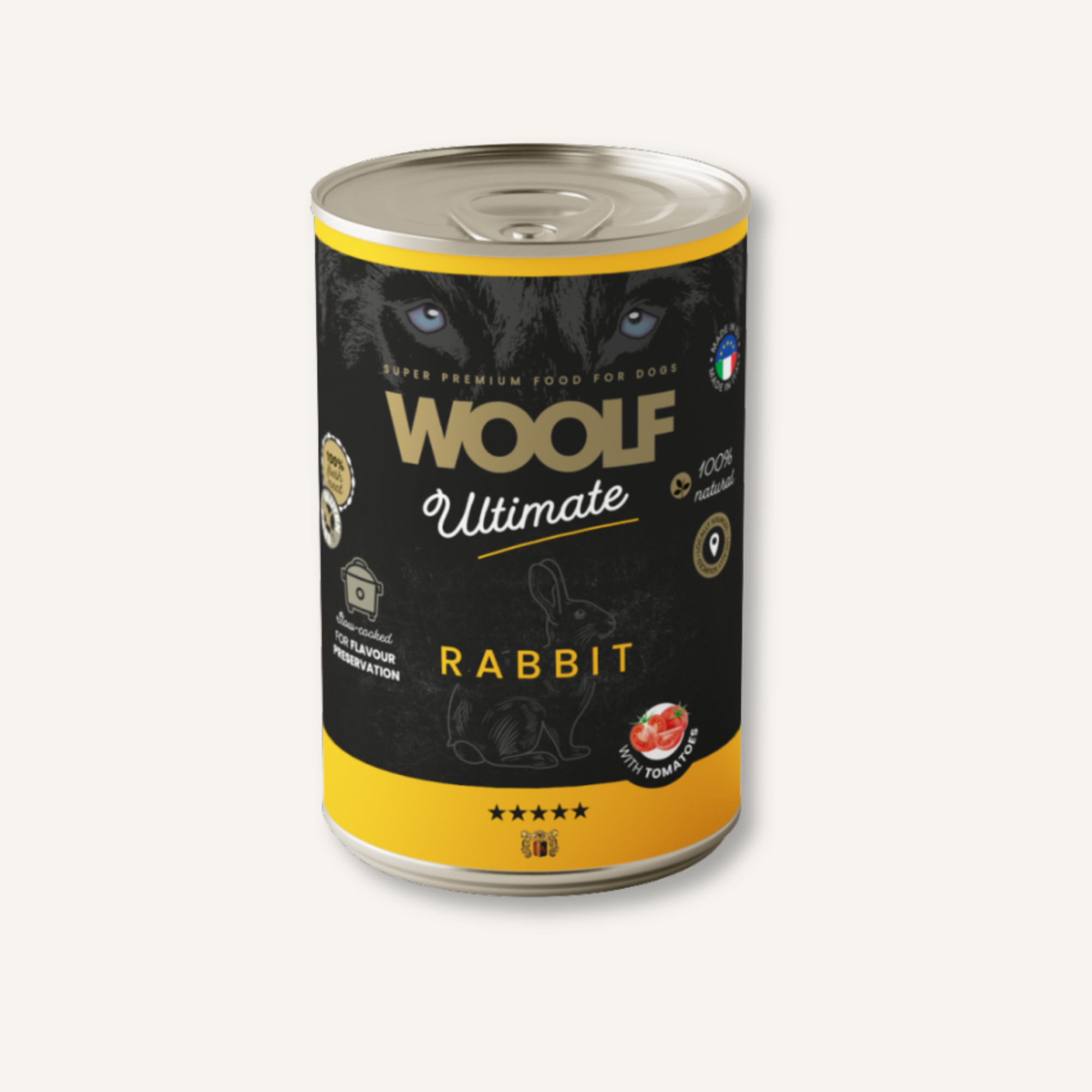 Woolf Ultimate Canned Blikvoer natuurlijk natvoer voor honden