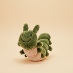 Stuffed Caterpillar – Knuffel – Ferribiella — productfoto | The Snuffle Studio