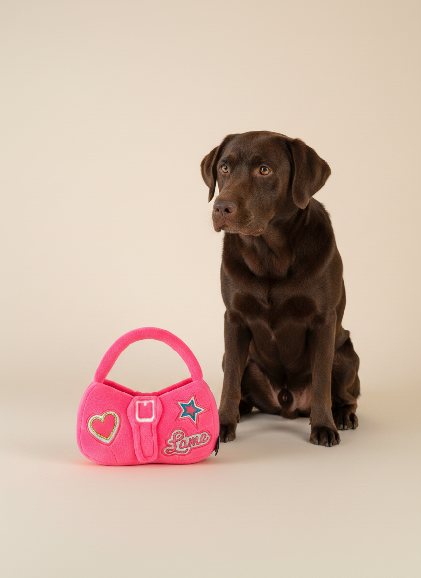FuzzYard Y2K Slumber Party - So Fetch Handbag — lifestyle met hond | The Snuffle Studio