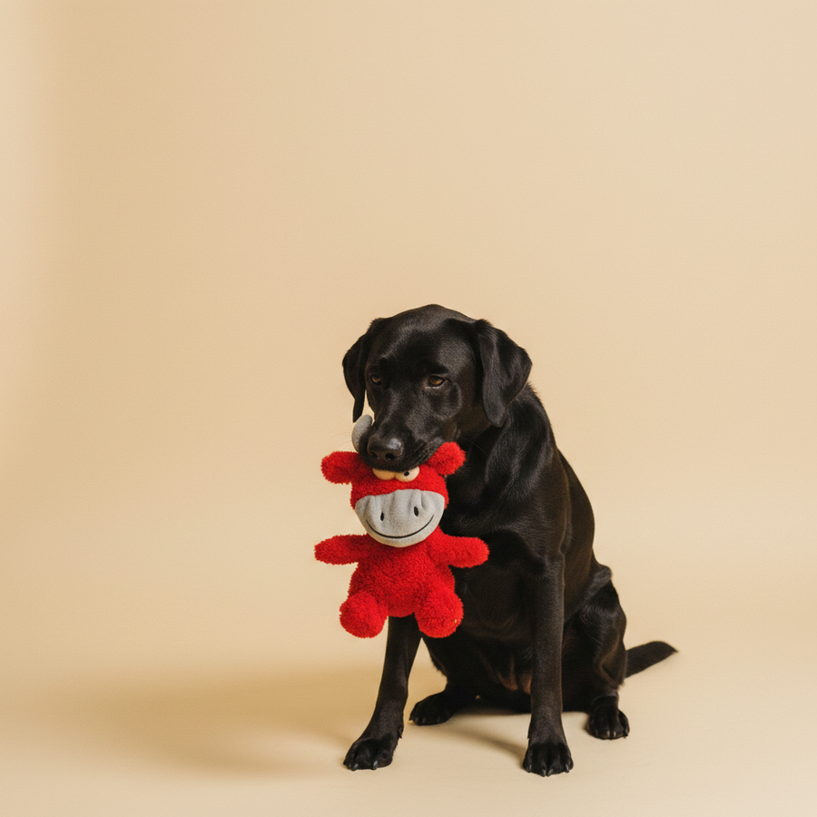 FuzzYard Toy - Nasties Flat out - Jordan The Bull — lifestyle met hond | The Snuffle Studio