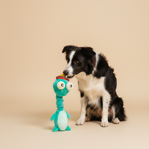 FuzzYard Toy - Neck Minnit - Loch Neck Monster — lifestyle met hond | The Snuffle Studio