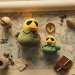 Amelia Quackhart Duck - Dog Toy — lifestyle | The Snuffle Studio