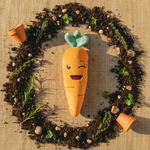 FuzzYard Plush Toy - Winky Carrot — lifestyle | The Snuffle Studio