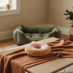 FuzzYard Dog Toy - Giant Donut — lifestyle | The Snuffle Studio