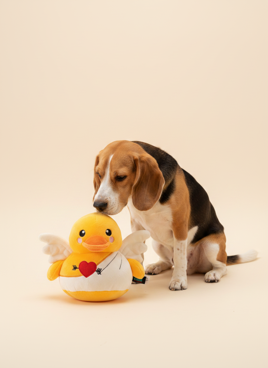 FuzzYard Love Collection - Cupid Duck — lifestyle met hond | The Snuffle Studio