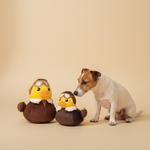 Goose Duck - Dog Toy — lifestyle met hond | The Snuffle Studio