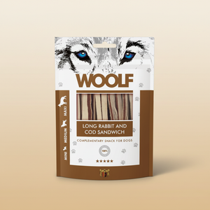 Woolf Classic · Konijn en Kabeljauw Sandwich