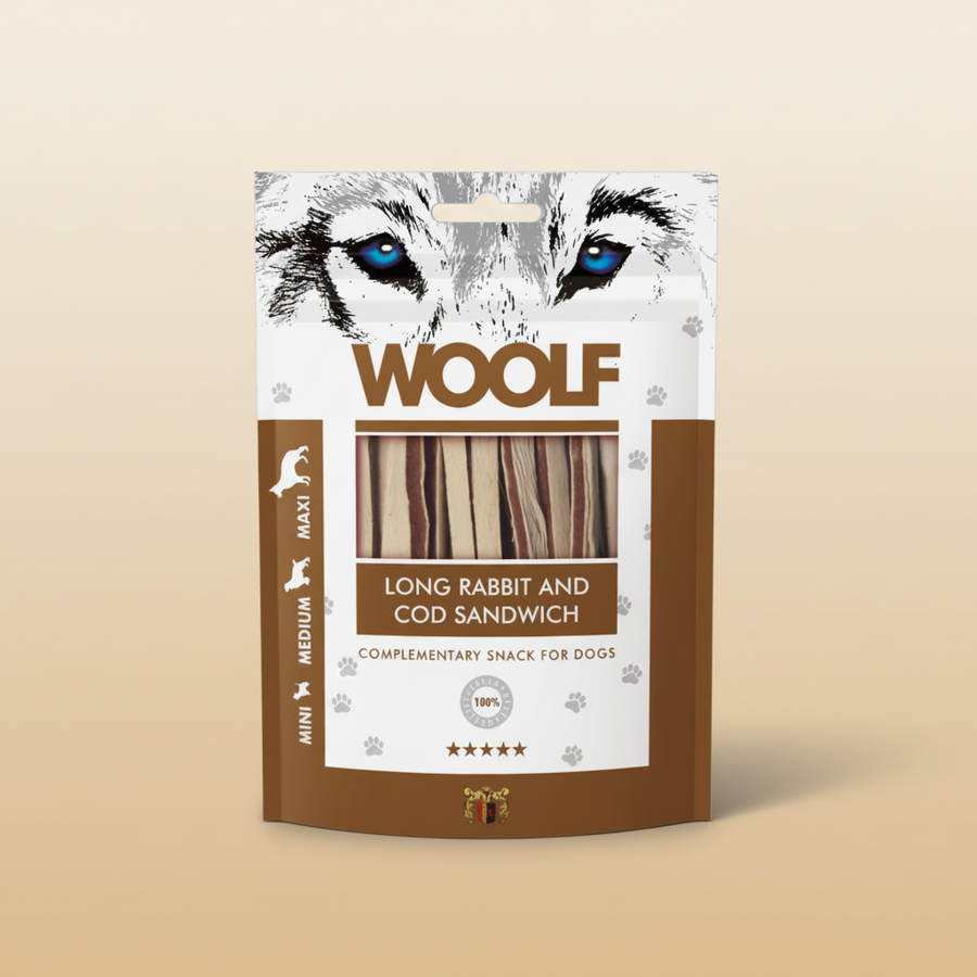 Woolf Classic · Konijn en Kabeljauw Sandwich
