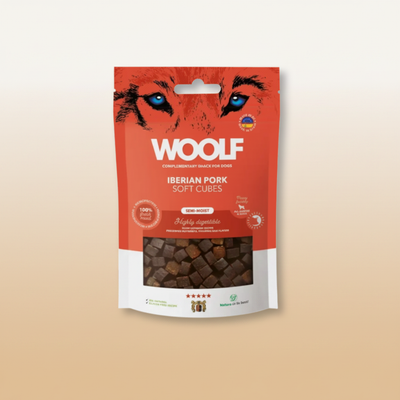 Woolf Soft Cubes · Iberisch Varken (Monoprotein)