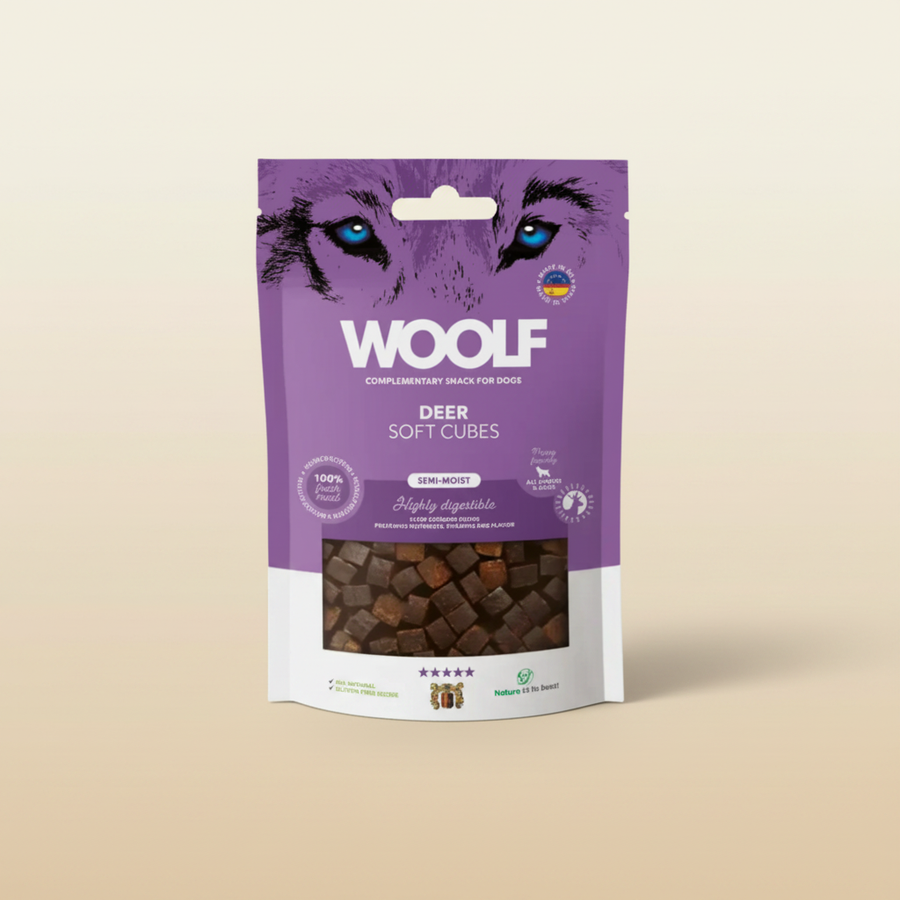 Woolf Soft Cubes · Hert (Monoprotein)