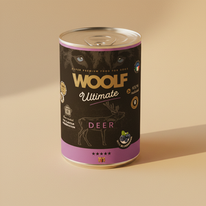 Woolf Ultimate Canned · Hert met Blauwe Bessen