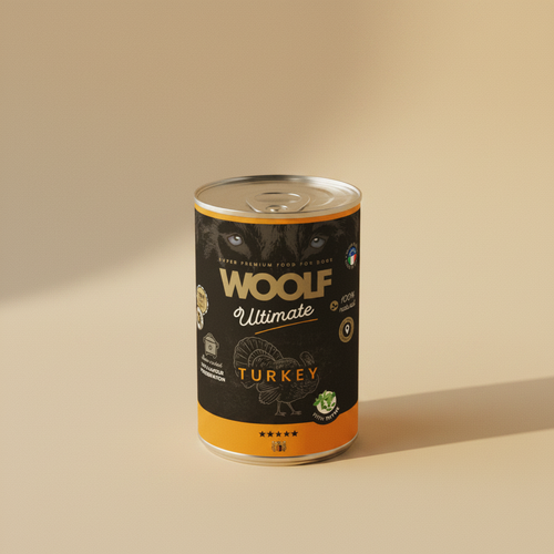 Woolf Ultimate Canned · Kalkoen met Tijm